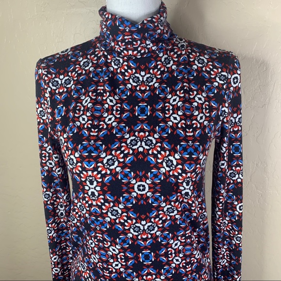 Yumi Kim Deja Vu Printed Turtleneck Dress Medium - Picture 5 of 9